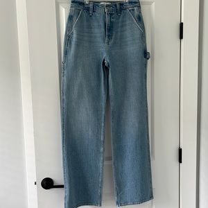 Abercrombie 90s Relaxed high rise carpenter jean size 28 Long